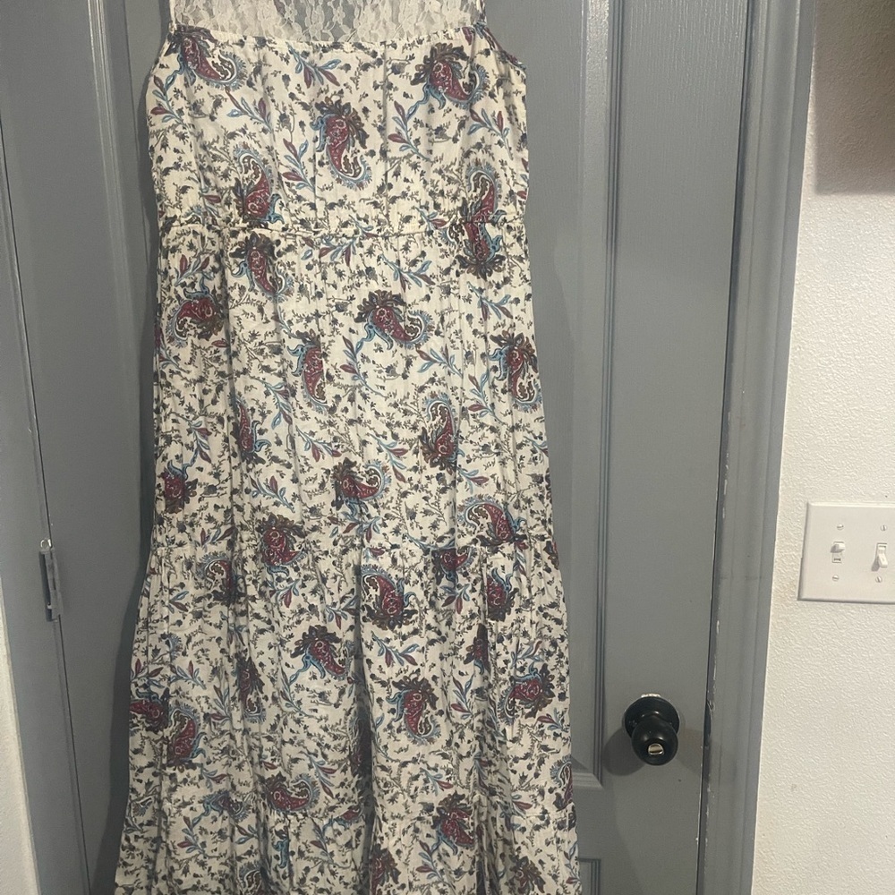 World Market Sleeveless V-Neck Sundress S/m 100% cotton - Picture 2 of 7